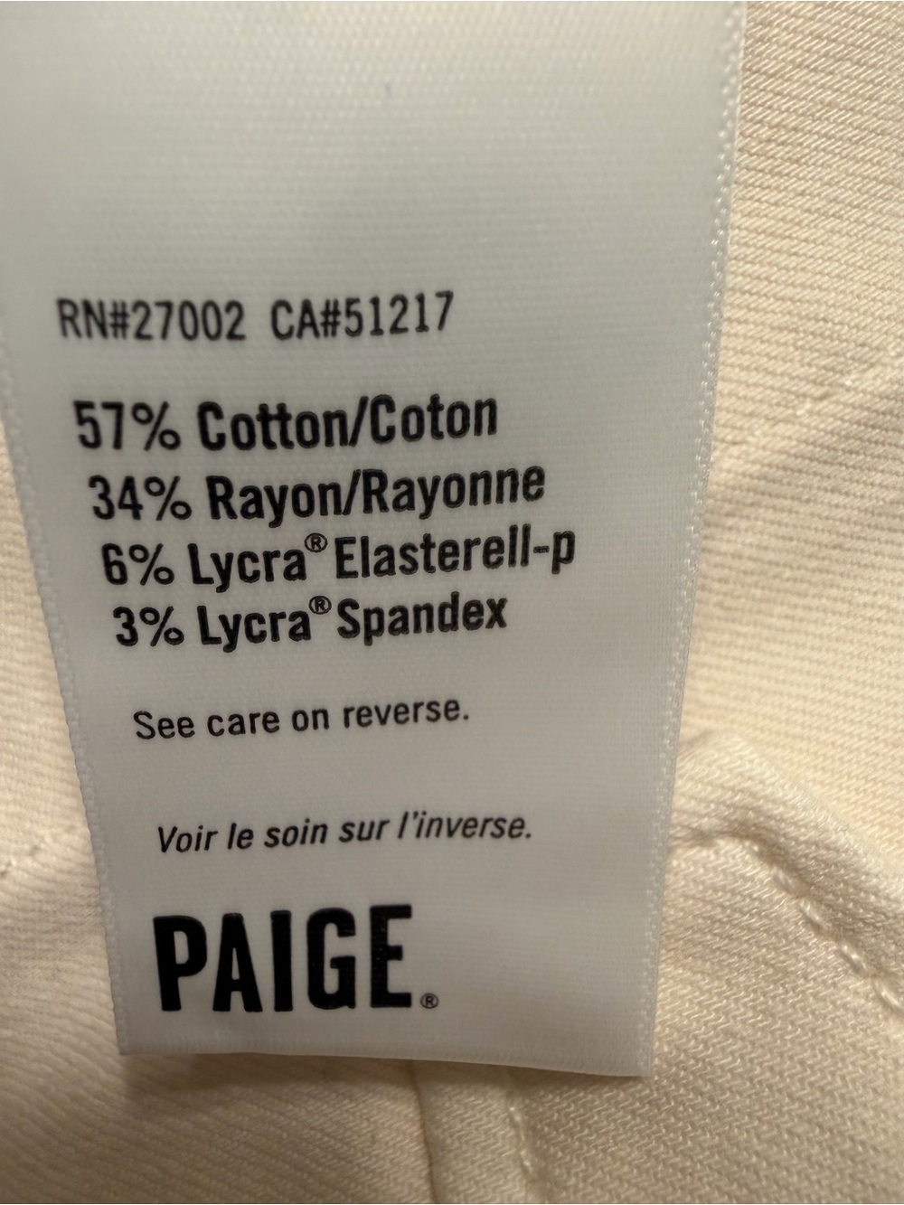 PAIGE Anessa Cream Wide Leg Jumpsuit with Tie Waist Size 8 - Picture 8 of 12
